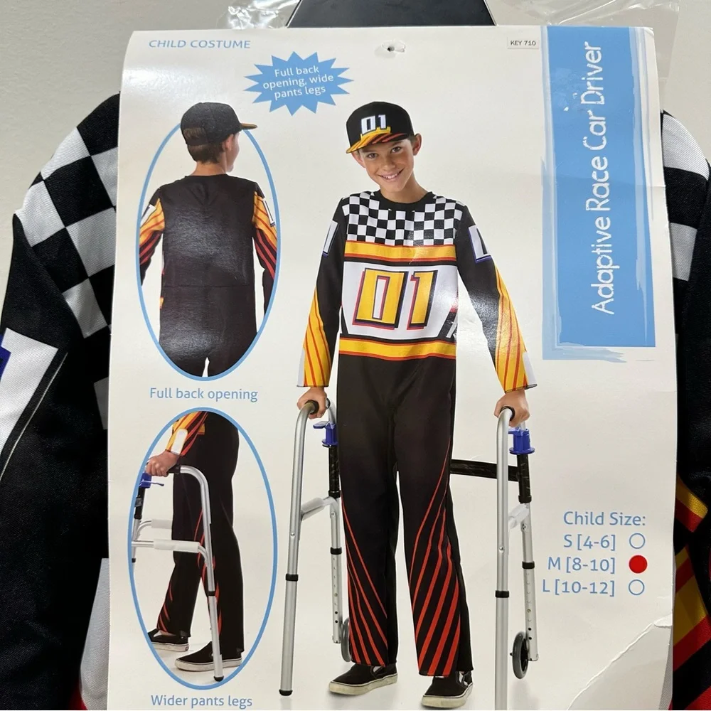 Boys Race Car Driver Costume